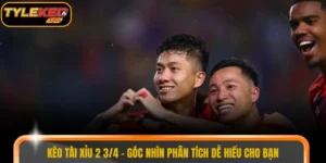 Kèo tài xỉu 2 3/4