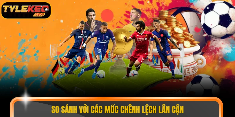 So sánh với các mốc chênh lệch lân cận